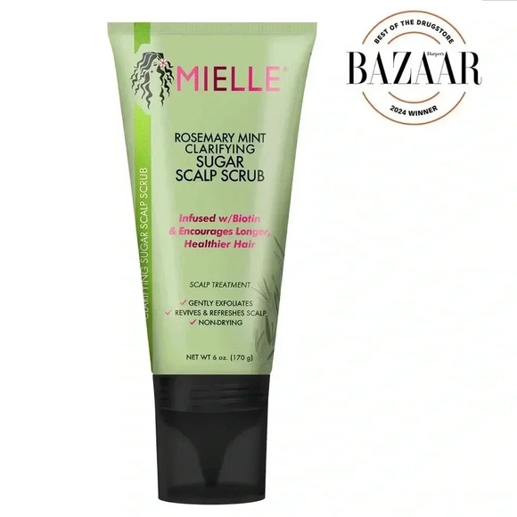 Mielle‎ New Rosemary Mint Clarifying Sugar Scalp Scrub - Picture 5 of 5